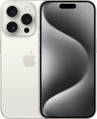 Apple iPhone 15 Pro 256GB (белый титан)