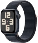 Apple Watch SE 2023 44 мм (алюминиевый корпус, полуночный/полуночный, нейлоновый ремешок) - фото